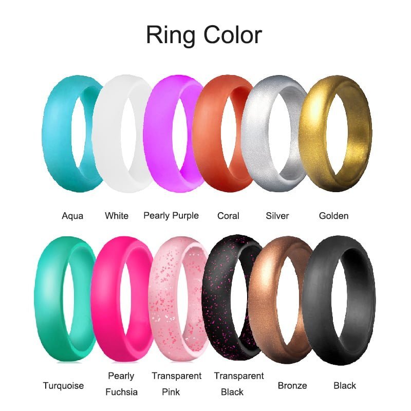 Luxurious and fashionable designed rainbow sports rings 3 12色英文组图