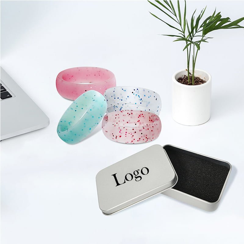 Luxurious and fashionable designed rainbow sports rings 4 p5