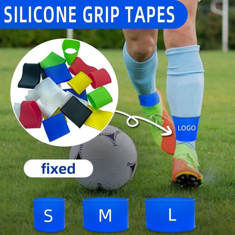 Latest Design Silicone Shin Guard Tape To Hold Shin Pads Soccer Shin Guard Stays 1 主图 1 3 6