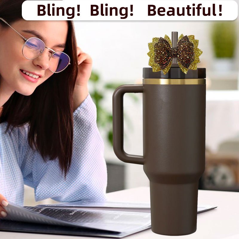 Cute Glitter Bow Ties for Stanley Cups 30&40 Oz 1 主图 3 1 1