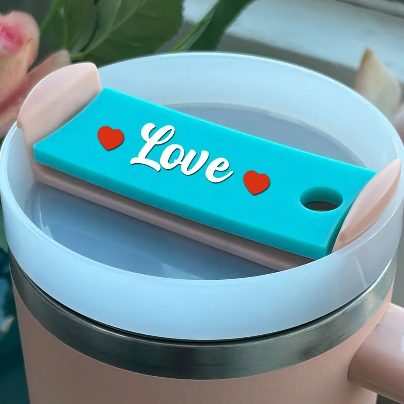 Custom Sublimation 20oz-40oz Tumbler rainbow-colored Silicone Name Tag 5 主图 7 11
