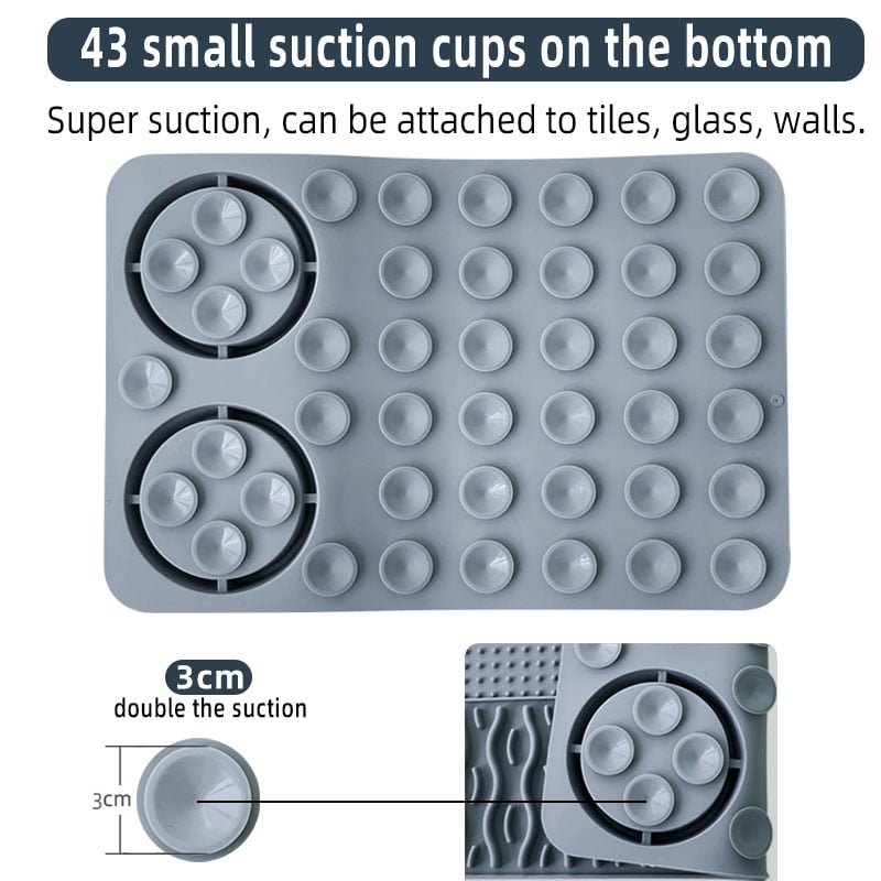Factory price of licking mat slow feeder for dogs and cats lick pads with suction cups 5 主图 9 6