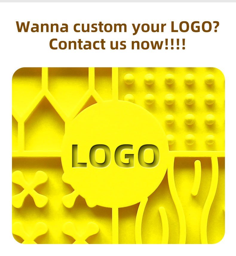 New Arrivals Silicone Pet Lick Mat Logo-Customized Lick Mat Dog Accessories Slow Down Your Pet's Eating 6 宠物舔食垫 05
