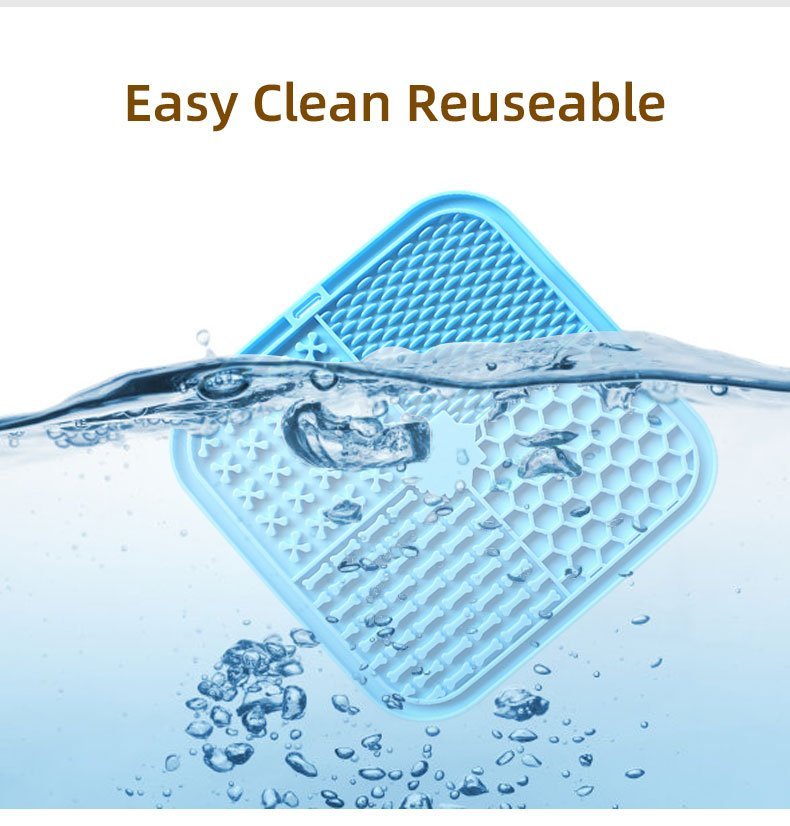 New Arrivals Silicone Pet Lick Mat Logo-Customized Lick Mat Dog Accessories Slow Down Your Pet's Eating 5 宠物舔食垫 08