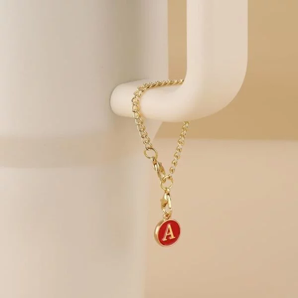°⑅ʚYuinaɞ⑅° 5 Colors Initial Name ID Personalized Handle Decor Set For