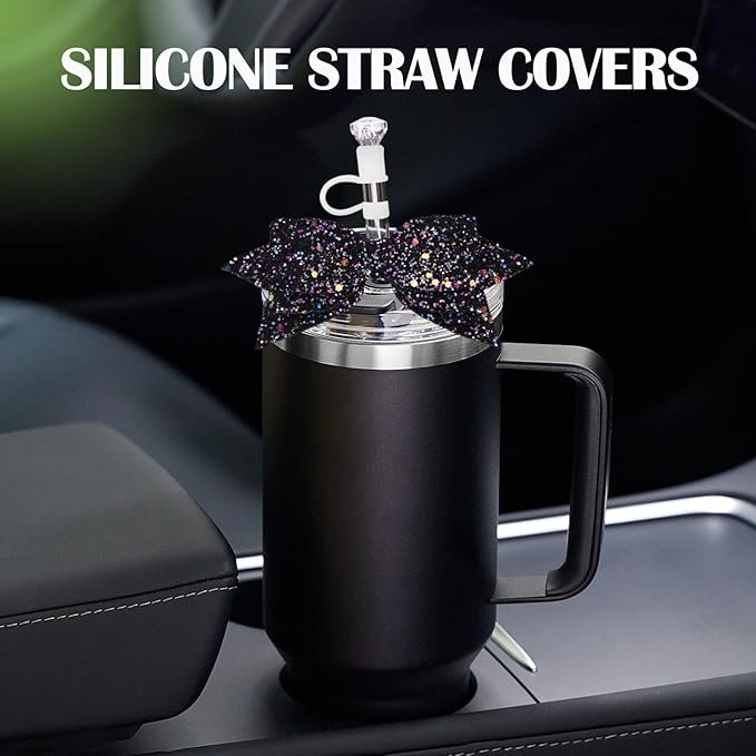 Custom Sports Bottle Accessories DIY Glitter Bow Topper for Straw Cup Creative Decorative 1 71Lb 53YEL. AC SX679