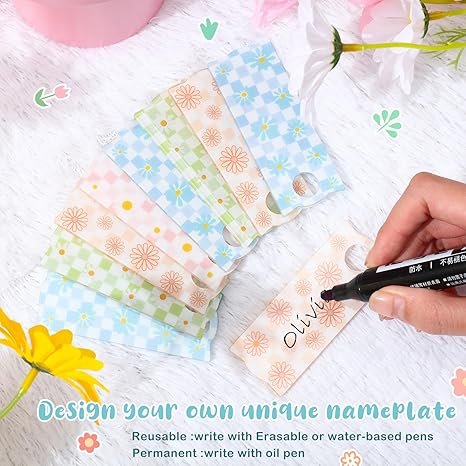 Flower Color Name Plate Compatible with Stanley Cups Blank Name Tag Acrylic Nameplate Tumbler Lid Topper for Bottle Accessories 3 71dCSbkjo2L. AC SX466