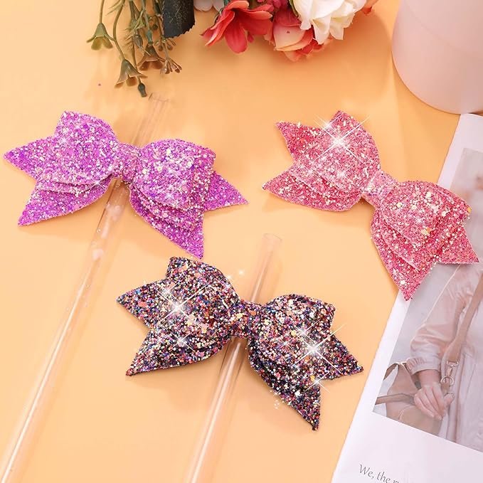 Whaline Bow Ties Reusable Drinking Straw Tips Cover for 0.4in Straws, 40/30/20 Oz Stanley Cup Accessories 4 81OY18GZqcL. AC SX679