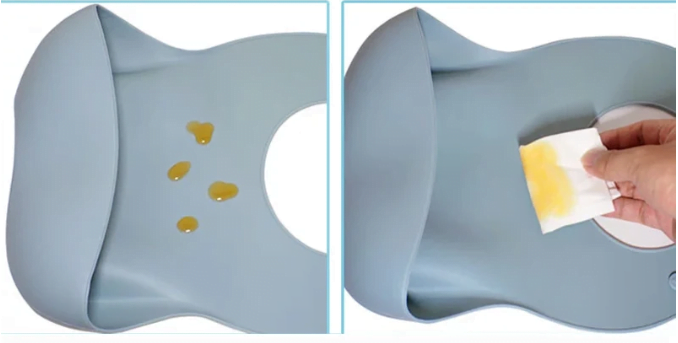 Silicone baby bib:A good assistant for keeping baby tidy 3 兜3
