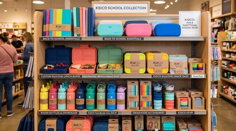 Retail shelf display lunch boxes 202607181004