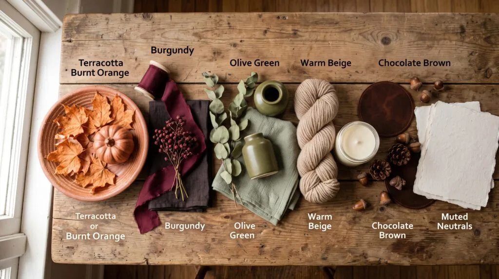 Autumn color palette list 2K 202608111026